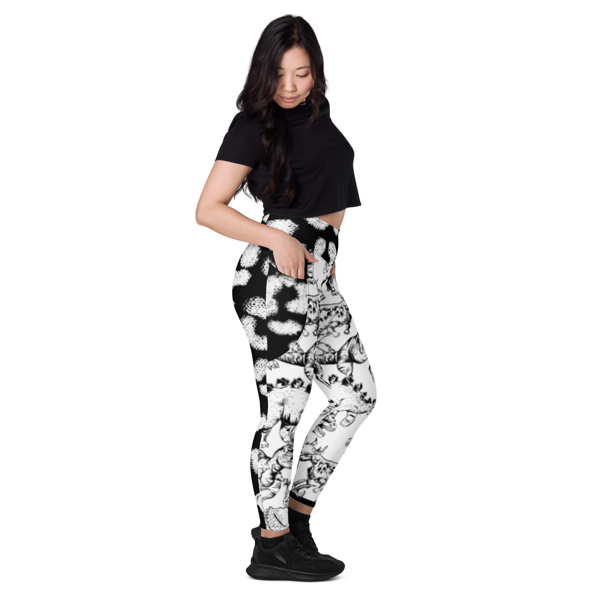 Jur-Ass-sick Sports Leggings With Pockets