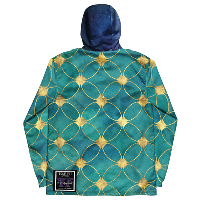 Flower of Life Space Cadet Men’s windbreaker