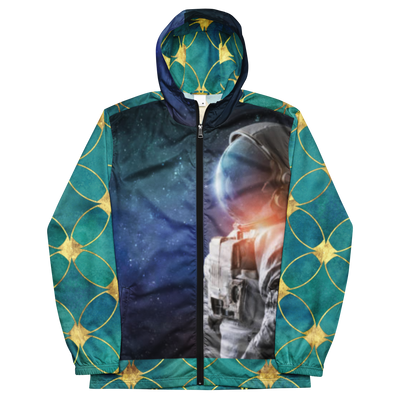 Flower of Life Space Cadet Men’s windbreaker