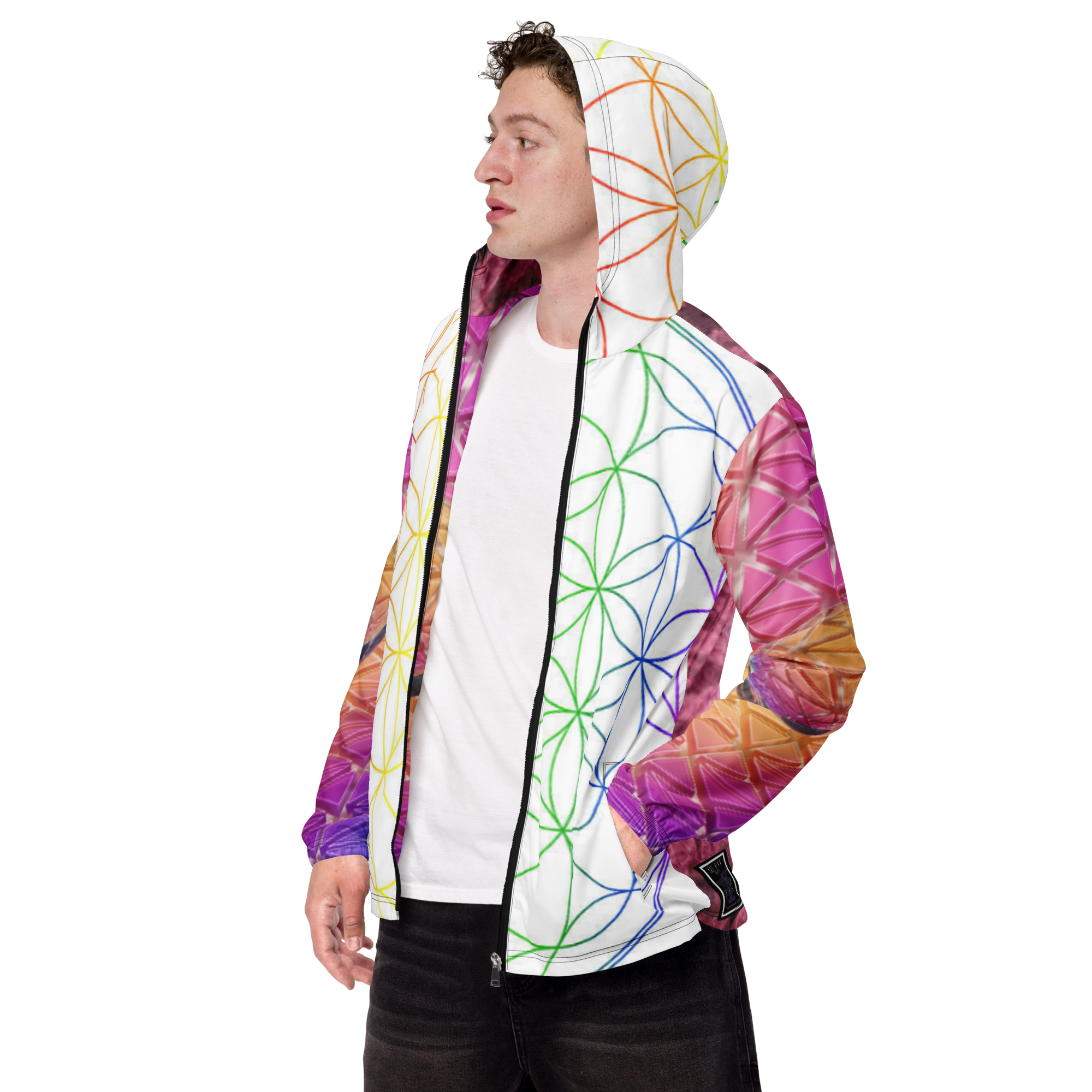 Flower Of Life Men’s windbreaker