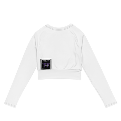 The Fuck Recycled long-sleeve crop top