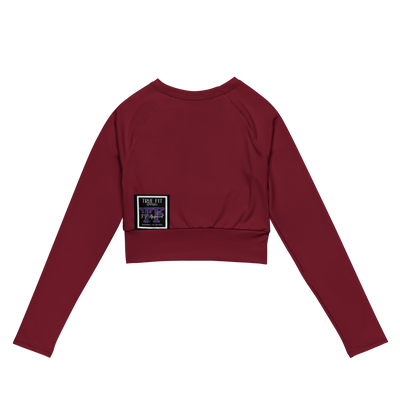 NFTEASE Recycled long-sleeve crop top