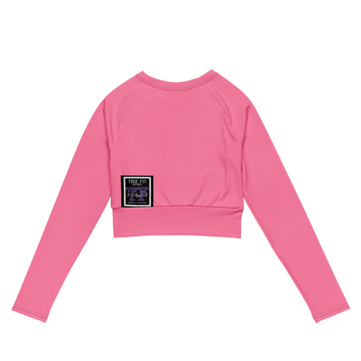 NFTEASE Recycled long-sleeve crop top