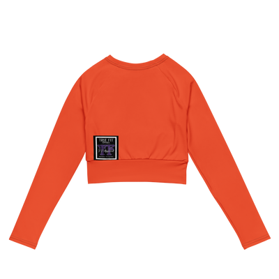 NFTEASE Recycled long-sleeve crop top