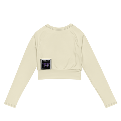 NFTEASE Recycled long-sleeve crop top