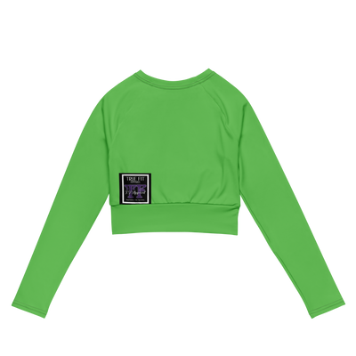 NFTEASE Recycled long-sleeve crop top