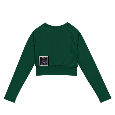 NFTEASE Recycled long-sleeve crop top