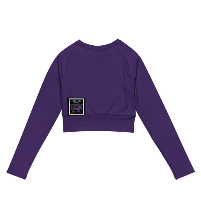 NFTEASE Recycled long-sleeve crop top