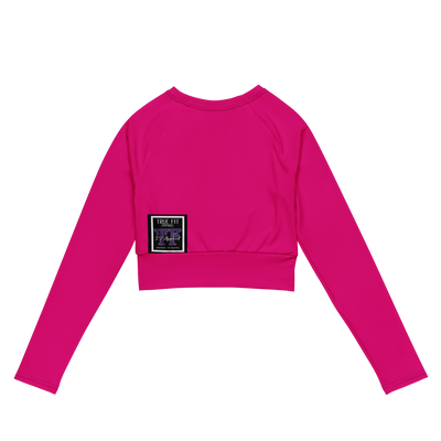 NFTEASE Recycled long-sleeve crop top