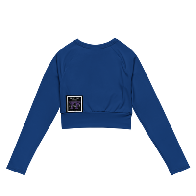 The Fuck Recycled long-sleeve crop top