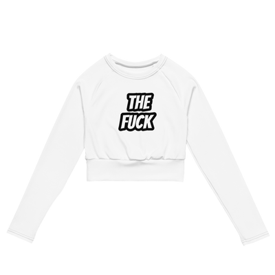 The Fuck Recycled long-sleeve crop top