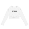 NFTEASE Recycled long-sleeve crop top