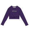 NFTEASE Recycled long-sleeve crop top