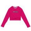 NFTEASE Recycled long-sleeve crop top