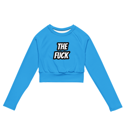 The Fuck Recycled long-sleeve crop top