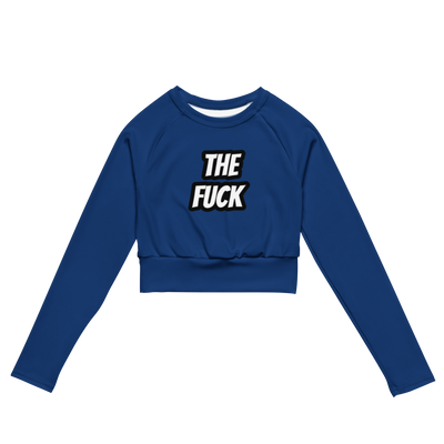 The Fuck Recycled long-sleeve crop top