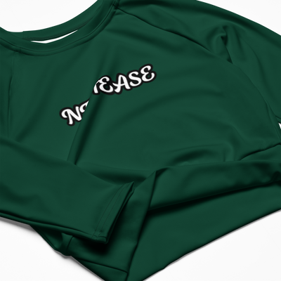 NFTEASE Recycled long-sleeve crop top