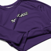 NFTEASE Recycled long-sleeve crop top