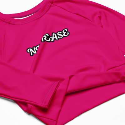 NFTEASE Recycled long-sleeve crop top