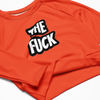 The Fuck Recycled long-sleeve crop top