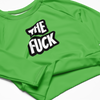 The Fuck Recycled long-sleeve crop top