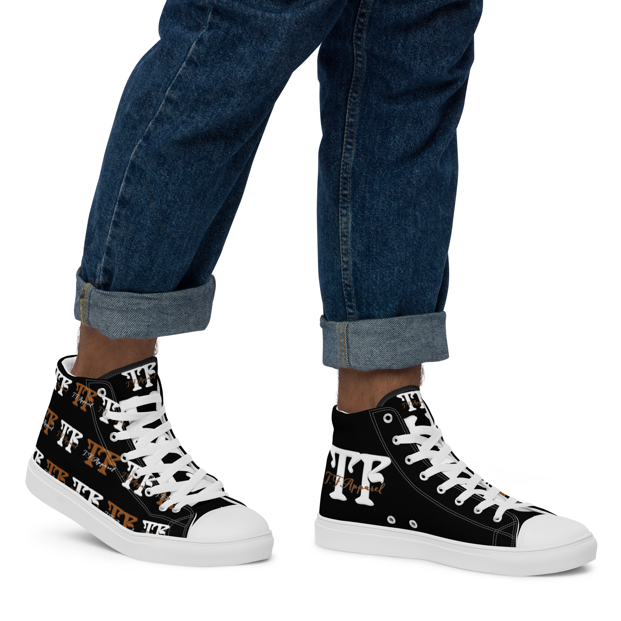 True Fit Men’s high top canvas shoes