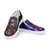 The Fractaled Skull's Men’s slip-on canvas shoes