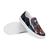 The Fractaled Skull's Men’s slip-on canvas shoes