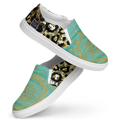 Women's Cheetah Mandala Slide's